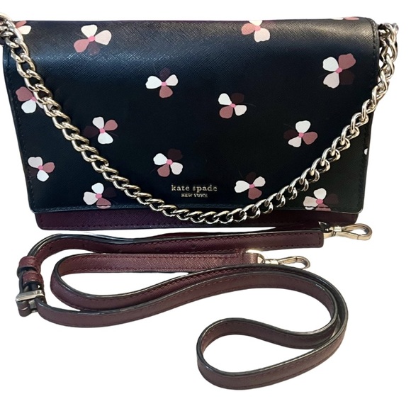 kate spade Handbags - Kate Spade Sylvia Floral Flap Crossbody Like New Condition 🌸